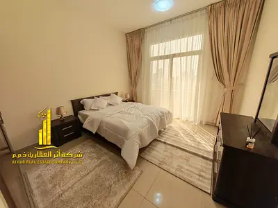 ارقى و اجمل شقة غرفة وصالة مفروشة للايجار الشهري في عجمان ثاني ساكن مساحة واسعة فرش VIPتشطيبات سوبر ديلوكس