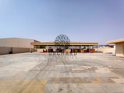Premium location 16000 sqft land fully interlock and big shed 100 kw power rent 335k