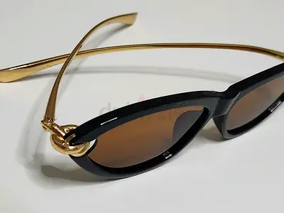 Black and gold women's sunglasses - good condition