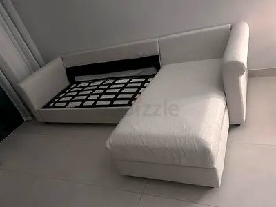 Ikea Gronlid L shape sofa bed Beige
