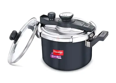 Prestige Clip-On Pressure Cooker with Glass Lid - 3L (Good Condition)