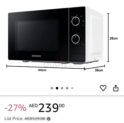 Samsung Solo Microwave Oven