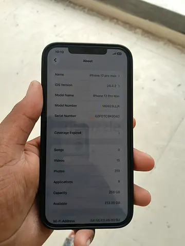iPhone 12 Pro Max 256GB - Good Condition. (Urgent sell) (only 1 piece available with receipt)