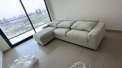 Ikea vimle L shape sofa bed Beige