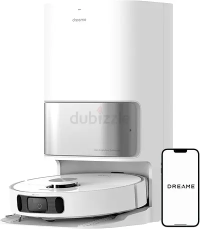 Dreame Robot Vacuum with Auto-Empty Dock - White