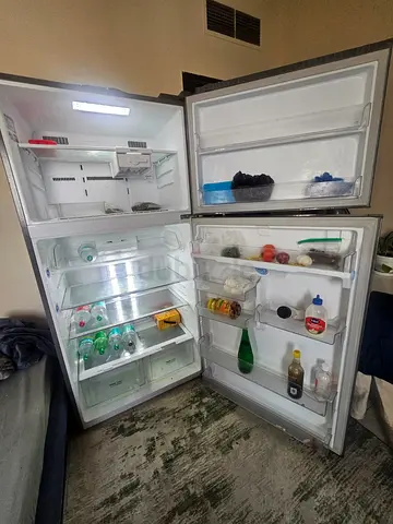 double-door refrigerator with freezer - good working condition
