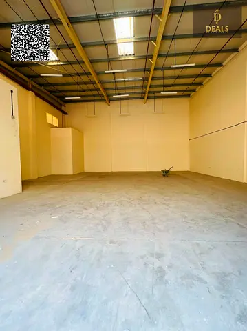 # Warehouse for Rent in Umm Al Quwain – 2,350 Sq. Ft. | 16.5 KW
