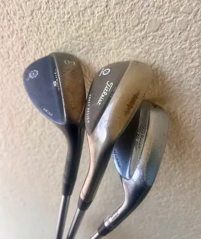 Set of 3 Used Golf Wedges (Titleist Vokey SM5 56/54/60) Good Playing Condition