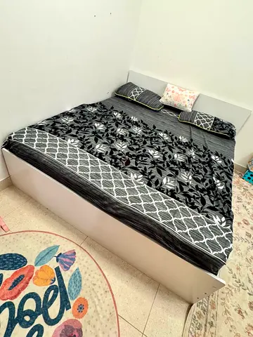 Pan Home queen size bed and mattress