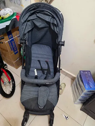 Lightly used grey baby stroller / pram - good condition