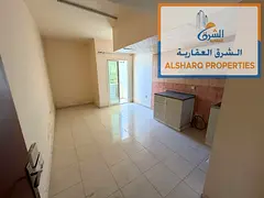 The strongest offer in Rawda 1! A spacious studio with a balcony and a great view, central air condi