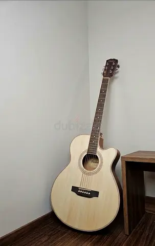 Acoustic Electric Guitar – Cutaway, Built-in EQ & Tuner (40")