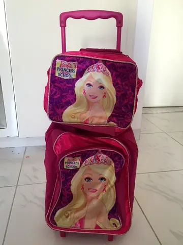 Girls School Bag / Trolley + Lunch Bag Set !!!