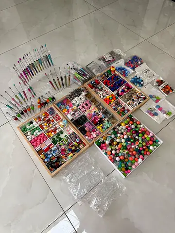 HUGE JEWELRY MAKING & BEADS CRAFT BUNDLE – COMPLETE DIY SET