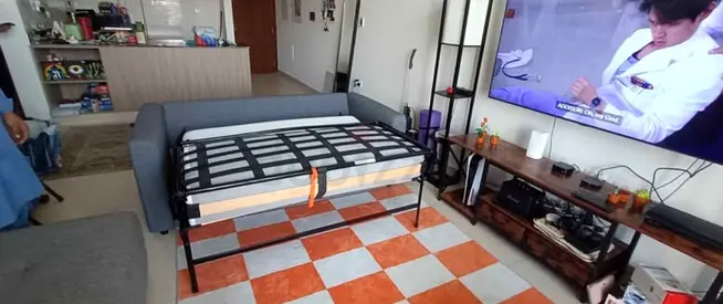 Ikea vimle two seater sofa bed with mattress