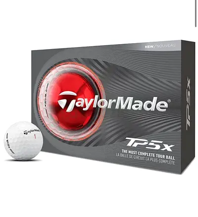 New Boxed TaylorMade TP5x Premium Golf Balls Box of 12