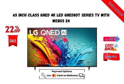 LG 65 Inch Class QNED 4K LED TV with webOS 24 65QNED85-Free delivery-Warranty