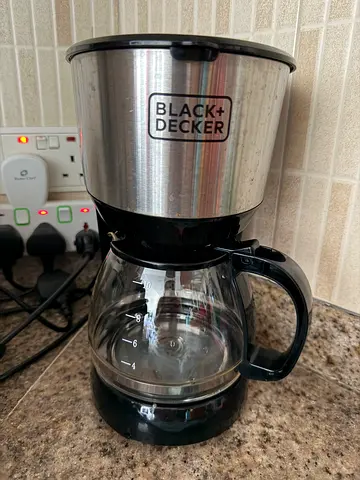 Black & Decker 1.25L Drip Coffee Maker - Good Condition