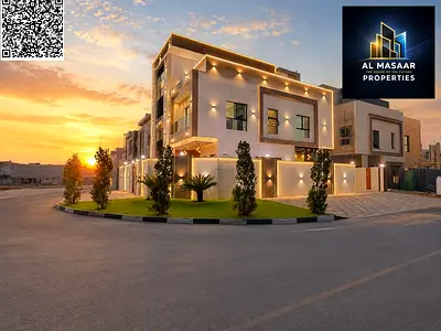 6 master bedrooms with private pool for sale in Al Zahia, registration fees included, freehold ownership