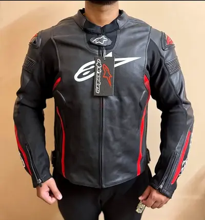 Alpinestars Leather Motorcycle Riding Jacket