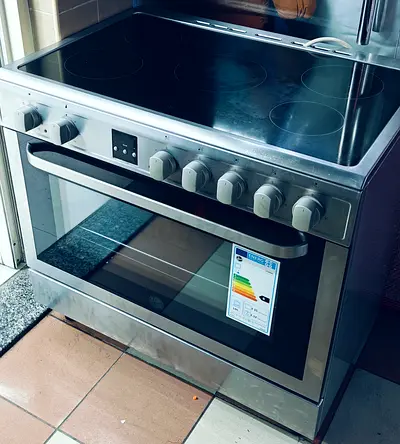 Hoover Stainless Steel Electric Ceramic 5Hob 90cm