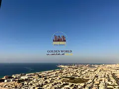 For Rent in Al Khan: 2-bedroom apartment with 2 master bedrooms, balcony, maid’s room, 3 bathrooms