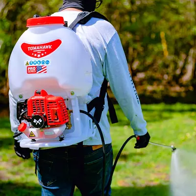 5 Gallon Power Backpack Sprayer 450 PSI Pump with Irrigation Rod