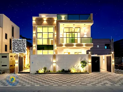For sale: Al Yasmin villa, 6BR with a roof terrace, registration fees included, freehold