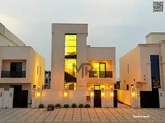 Villa for sale | ajman| al helio2 area | 5 master rooms, majlis, 2 halls, roof| freehold | 0 registr