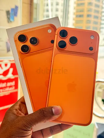 iPhone 17 Pro Max 256GB (Used Good) — Orange, 100% Battery