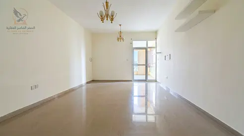 Enjoy a spacious one-bedroom apartment in Horizon Towers with a master bedroom, balcony, and private parking, located near Al Safir Mall, Nesto superm