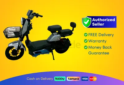 Wind Horse Electric Scooter 500W 45KM Range 40KM Speed, M6 - Grey | Brand New | Warranty | FREE De