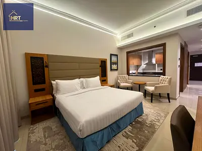 استوديو مفروش | شامل جميع الخدمات | جاهز للسكن | تصميم واسع | خيارات متعددة متاحة | قريب من المترو