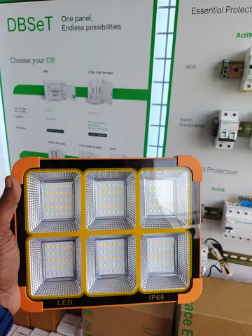 IP66 Outdoor LED Floodlight 6-panel - 150W (approx) - Bright White