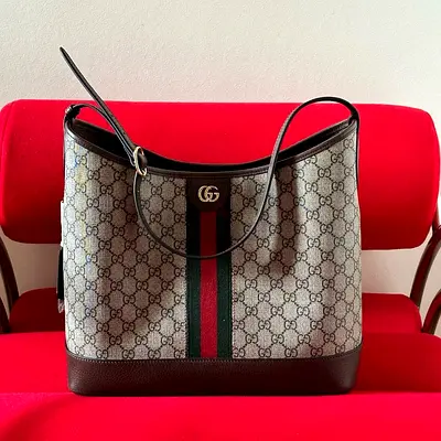 GUCCI Ophidia Beige Women's Bag