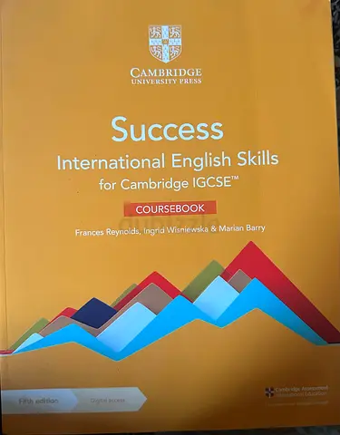 Success English skills Cambridge IGCSE coursebook fifth edition