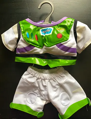 Buzz Lightyear, Woody Costume (Toy Story) & Blue suit for Build A Bear Stuff Toy shoes not included