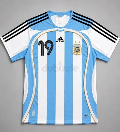 Original authentic 2006 home Messi Argentina jersey
