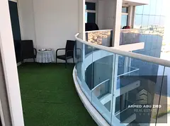 A fully furnished one-bedroom apartment with a living room, balcony, and parking is available in Al