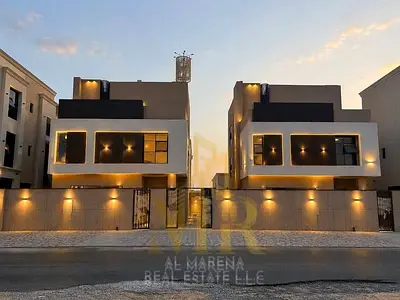 Investment villa for sale in Al Zahia – Ajman | 5 master bedrooms | Private pool | Suitable for residential or commercial use. Price includes electric