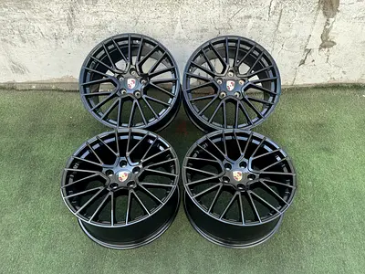 Porche 20” Black Rims
