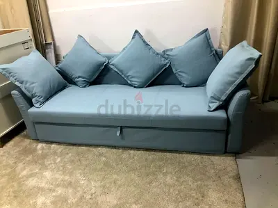 IKEA HOLMSUND THREE SEATER SOFA BED FULLY WASHABLE covers