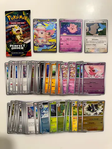 Pokemon cards PERFECT ORDER SNORLAX Mega clefable ultra rare original shiny trading card games