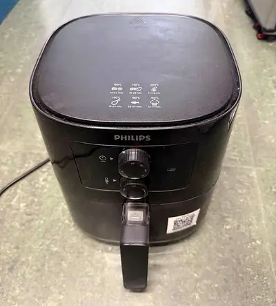 Phillips Black Air Fryer - Compact Kitchen Appliance