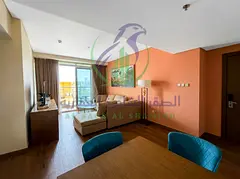 Two Bedroom Furnished Apartment for Rent in Sharjah with Hotel Style Furniture Spacious Layout Balco