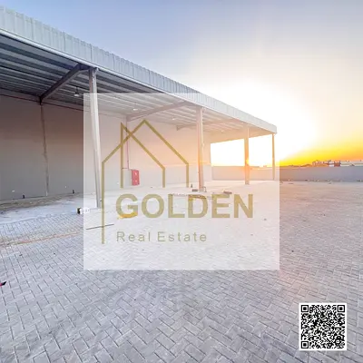 100 kW Electricity | Open Warehouse with Showroom and Yard for Rent on a Main Road in Umm Al Quwain