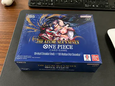 One Piece Card Game - The Azure Sea's Seven 12-Card Booster Box (Sealed)