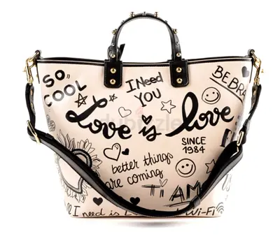The cream leather Dolce & Gabbana