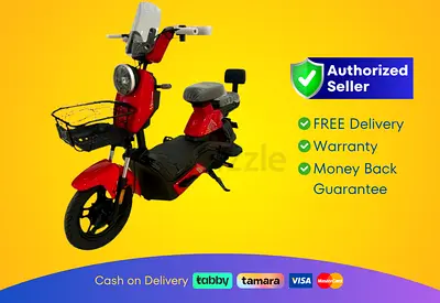 Wind Horse Electric Scooter 500W 45KM Range 40KM Speed, M6 - Red | Brand New | Warranty | FREE Del