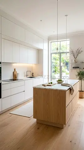 Modern kitchen island